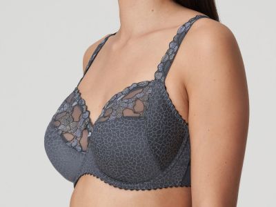 PrimaDonna Hyde Park UW Full Cup -rintaliivit Gris City Kaarituettu, toppaamaton täyskuppinen liivi 70-110, D-I 0163200-GCT