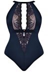 Scantilly by Curvy Kate Indulgence in Lace -pitsibody Black-Latte-thumb Kaaritueton body säädettävillä olkaimilla E-L-kuppikolle 36-54 ST-010-704-BLK-LAE