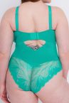 Scantilly by Curvy Kate Indulgence in Lace -pitsibody Jade-thumb Kaaritueton body säädettävillä olkaimilla E-L-kuppikolle 36-54 ST-010-704-JADE