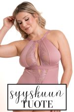 Indulgence in Lace -pitsibody Dusty Rose