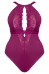 Scantilly by Curvy Kate Indulgence in Lace -pitsibody Orchid-Latte-thumb Kaaritueton body säädettävillä olkaimilla E-L-kuppikolle 36-54 ST-010-704-ORC-LAE