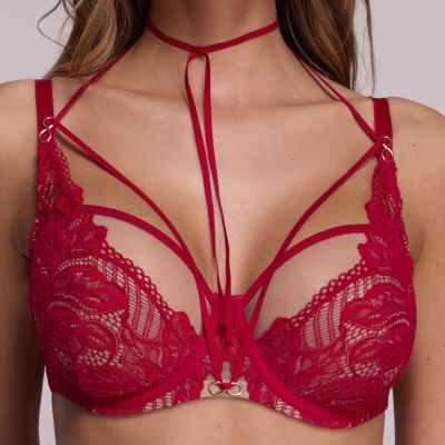 Ava Infinity UW Soft -rintaliivit Barbados Kaarituettu, toppaamaton, pehmeäkuppinen liivi irrotettavalla koristenyörillä. 70-100, D-L AV2178-BLK
