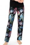  Ingrid-pyjama 2-osainen Black Floral-thumb Kaksiosainen pyjamasetti S/34-36 - 2XL/50-52 