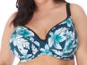 Elomi Island Lily Plunge -bikiniliivit Petrol Floral-thumb Kaarituettu balconette/plunge-mallinen bikiniliivi 75-100, E-L ES7222-PEO