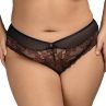 Nessa Iva Mesh Waist Midi Brief -alushousut - Black & Copper-thumb  L/40-42 - 5XL/50-52 IVA-N01-B&C