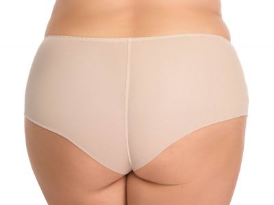 Nessa Ivena Midi Brief -alushousut Beige Meshalushousut, normaalikorkea vyötärö 38-52 NO2-BEZ