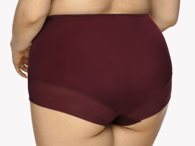 Gaia Lingerie Jessi-alushousut Burgundy Normaalikorkeat alushousut M/38 - 4XL/48 GFP-1036-BUR-FP