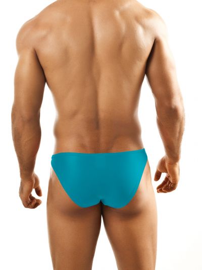 Joe Snyder Bulge Full Bikini Brief turkoosi BUL04 Matalat bikinialushousut 80% polyamidi, 20% Lycra<br> S-XL BUL04_turquoise
