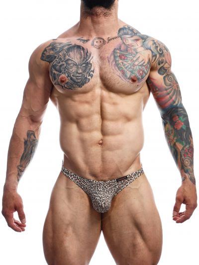 Joe Snyder Bulge Full Bikini Brief Tiger BUL04 Matalat bikinialushousut 80% polyamidi, 20% Lycra<br> S-XL BUL04_tiger
