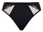 Josephine High Leg Brief -alushousut Black & Latte