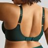 Sculptresse by Panache Josephine UW Full Cup -rintaliivit Forest Green-thumb Kaarituettu ja toppaamaton, täyskuppinen mesh- ja pitsiliivi. 75-105, E-O 10855A-FOG