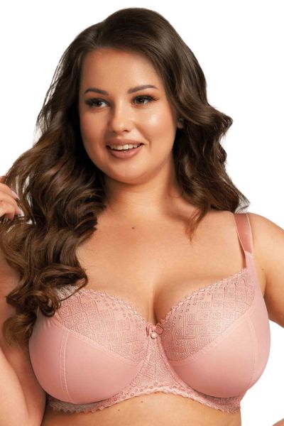 Nessa Joy Soft UW-rintaliivit Rosy Pink Kaarituettu, toppaamaton liivi. 65-110, E-O N-500-ROY