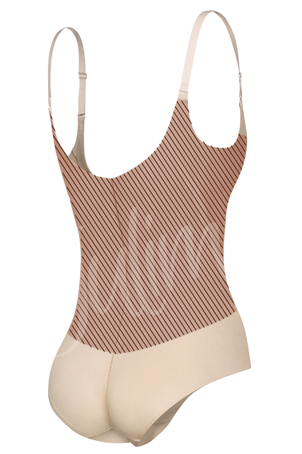 Julimex 219 Body Modellante Donna - Invisibile Sotto I Vestiti, Snellisce Pancia E Vita, Solleva I Glutei, Spalline Regolabili, Taglia XS, 84% Poliammide