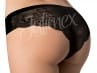 Julimex Lingerie Tanga Panty -brazilianhousut musta-thumb Puolipeittävä brazilianhousu S-XL / 34-44 TNG-199/CZA