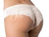 Julimex Lingerie Tanga Panty -brazilianhousut valkoinen-thumb Puolipeittävä brazilianhousu S-XL / 34-44 TNG-100/BIALE