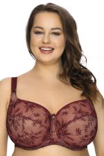 Jasmine/Justine Soft -rintaliivit Burgundy