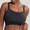 Panache Katherine Soft Crop Top -imetysliivit Black-thumb Kaaritueton toppimainen imetysliivi avattavilla kupeilla 60-90, D-M 10391-BLK