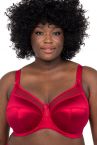 Goddess Keira UW -rintaliivit Crimson-thumb Kaarituettu, kokokuppinen ja toppaamaton  75-105, E-O GD6090-CRN
