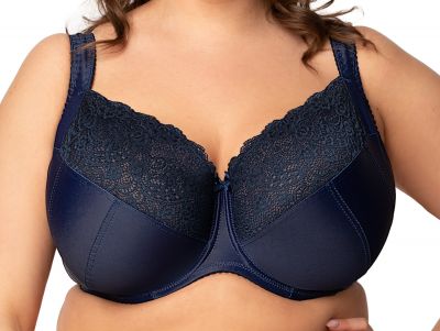 Nessa Kenzo Soft Comfort -rintaliivit Navy Kaarituettu, toppaamaton liivimalli leveillä olkaimilla. 75-110, D-P N-507-NAY