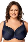 Nessa Kenzo Soft Comfort -rintaliivit Navy-thumb Kaarituettu, toppaamaton liivimalli leveillä olkaimilla. 75-110, D-P N-507-NAY