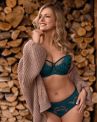 Gaia Lingerie Keto Semi Soft -rintaliivit Petrol-thumb Kaarituettu, puolitopattu. 70-105, D-L BS-1134-ZIE