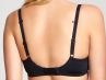 Cleo by Panache Koko Plunge-t-paitaliivit musta-thumb Kaarituettu, syväänuurrettu sileäkuppinen t-paitaliivi 60-85, D-H 9176
