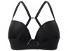 Cleo by Panache Koko Plunge-t-paitaliivit musta-thumb Kaarituettu, syväänuurrettu sileäkuppinen t-paitaliivi 60-85, D-H 9176