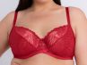 Curvy Kate Lace Daze Balcony -rintaliivit Lipstick Red-thumb Kaarituettu, toppaamaton balconetteliivi 65-100, E-O CK-044-100-LIP