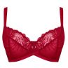 Curvy Kate Lace Daze Balcony -rintaliivit Lipstick Red-thumb Kaarituettu, toppaamaton balconetteliivi 65-100, E-O CK-044-100-LIP