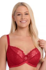 Lace Daze Balcony -rintaliivit Lipstick Red