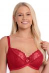 Curvy Kate Lace Daze Balcony -rintaliivit Lipstick Red-thumb Kaarituettu, toppaamaton balconetteliivi 65-100, E-O CK-044-100-LIP