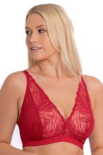 Lace Daze -bralette Lipstick Red