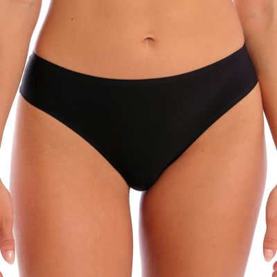 Fantasie Lace Ease Stretch Thong -stringit - Black Pitsiset yhden koon stringit XS-XL-koolle. One Size (XS-XL) FL2337-BLK