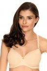 Bella Misteria Lace Fantasia Spacer -t-paitarintaliivit Beige-thumb T-paitaliivi, jossa sileät, saumattomat kupit sekä vaihdettavat olkaimet 65-90, D-J BS-35-BEZ-SP2