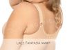 Gaia Lingerie Lace Fantasia Soft -rintaliivit Beige-thumb Kaarituettu, toppaamaton pitsiliivi sivutuella 65-105, D-L BS-37/38-BEZ-S16/SMX16