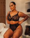 Scantilly by Curvy Kate Laced Up UW Soft Plunge -rintaliivit - Black-thumb Kaarituettu, toppaamaton meshliivi näyttävillä yksityiskohdilla. 65-95, E-O ST053101-BLK