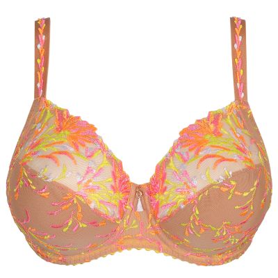 PrimaDonna Las Salinas UW Full Cup -rintaliivit Cognac Kaarituettu, toppaamaton täyskuppinen liivi 70-105, D-I 0163320-COG