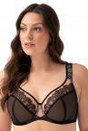 Gorsenia Lauren Soft Comfort -rintaliivit Black-thumb Kaarituettu, toppaamaton kokokuppinen meshliivi 65-95, D-M K740-BLK