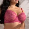 Nessa Lauren UW Soft -rintaliivit - Raspberry-thumb Kaarituettu, pehmeäkuppinen pitsiliivi. 65-110, D-P LAU-500-RAS
