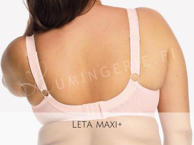 Gaia Lingerie Leta Semi Soft -rintaliivit Light Rose Pink Kaarituettu, puolitopattu 65-105, D-L BS-1106-ROZ