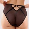 Playful Promises Lilith Embroidery Mesh HW Brief -alushousut - Black-thumb Näyttävät korkeavyötäröiset alushousut kirjailu- ja remmiyksityiskohdilla. 38 - 54 PPHWB1061-BLK