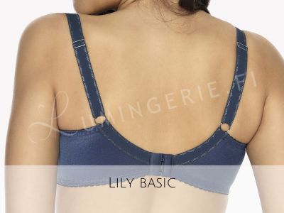 Gaia Lingerie Lily Semi Soft -rintaliivit Dark Turquoise Kaarituettu, puolitopattu 70-105, D-L BS-1064-TUR-SS3/SSMX5