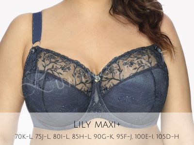 Gaia Lingerie Lily Semi Soft -rintaliivit Dark Turquoise Kaarituettu, puolitopattu 70-105, D-L BS-1064-TUR-SS3/SSMX5