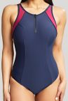 Panache Swimwear Limitless Balconnet -uimapuku Navy Orchid-thumb Kaarituettu kokouimapuku sporttisella värityksellä 65-85, D-K SW1600-NAOR