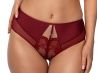 Subtille Linda High Waist -alushousut Bordeaux/Beige-thumb  S-3XL LIN-WYSO-BOR-BEZ