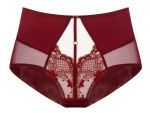 Linda High Waist -alushousut Bordeaux/Beige