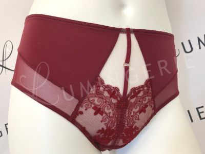 Subtille Linda High Waist -alushousut Bordeaux/Beige  S-3XL LIN-WYSO-BOR-BEZ