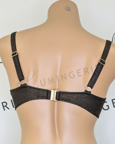 Nessa Lipsi UW Soft -bikiniliivit - Black & Copper Kaarituettu, toppaamaton bikiniliivi. 65-95, E-O N-508