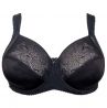 Plaisir Lingerie Lisa Soft Full Cup -rintaliivit Black-thumb Kaarituettu, toppaamaton, joustopitsinen täyskuppiliivi. 80-110, D-I 1125-1/BLK