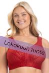 Miss Mary Lovely Jacquard NW -rintaliivit - Red-thumb Kaaritueton, kokokuppinen liivimalli ekstraleveillä olkaimilla. 80-110 D-I 2424-32/RED